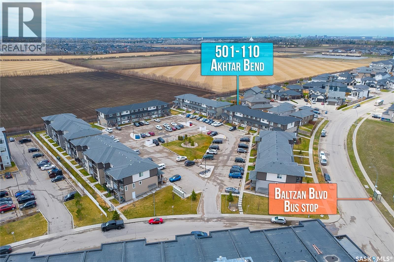 501 110 Akhtar Bend, Saskatoon, SK - Outdoor With View