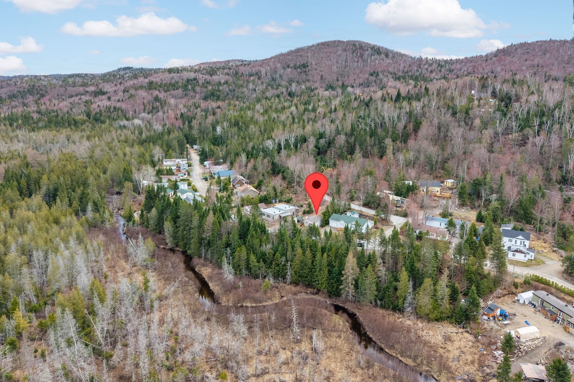Aerial View - 85 Rue Belle-Étoile, Val-David, QC - Outdoor With View