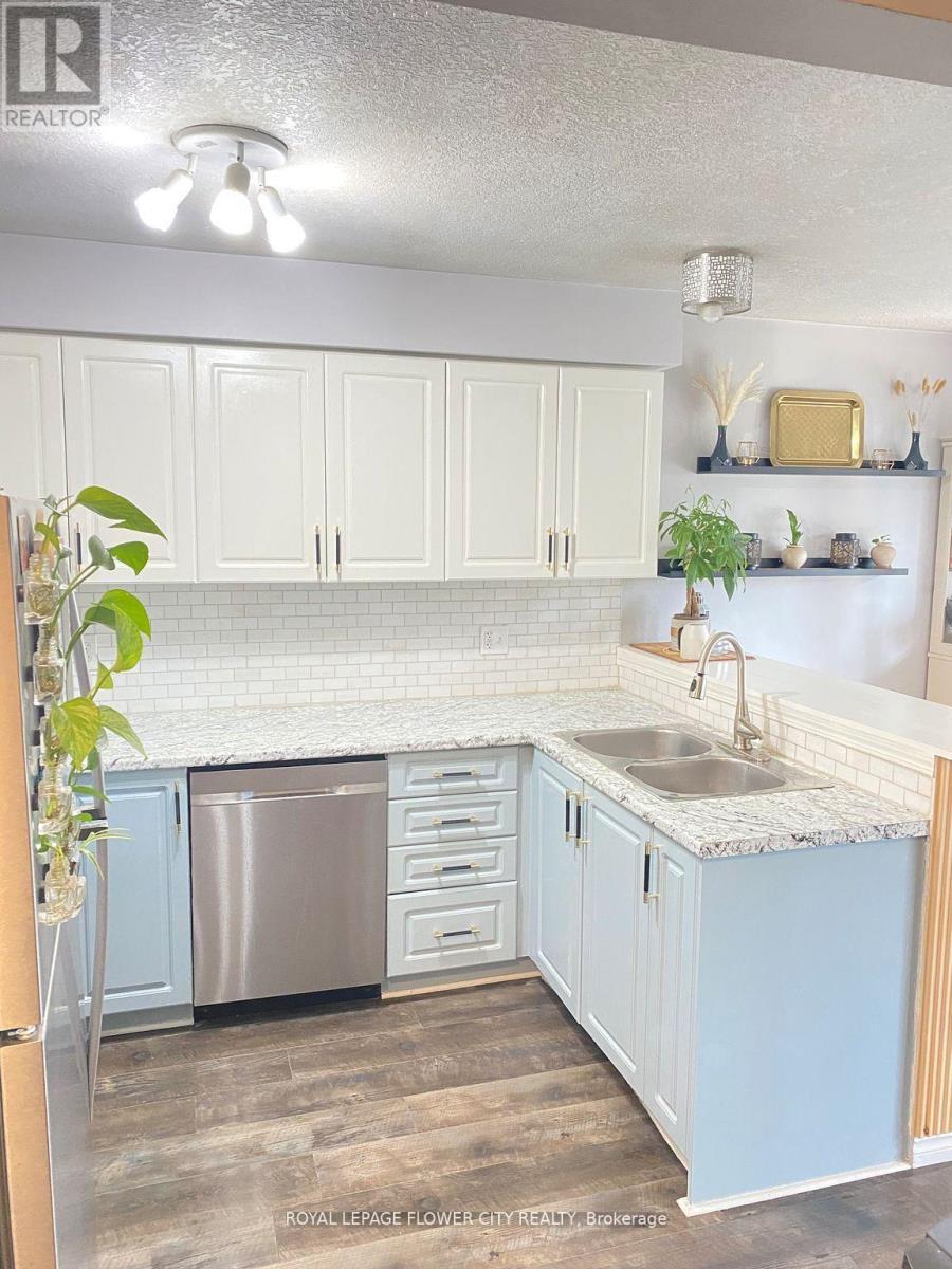 99 Windflower Drive, Kitchener, ON - Indoor Photo Showing Kitchen With Double Sink With Upgraded Kitchen