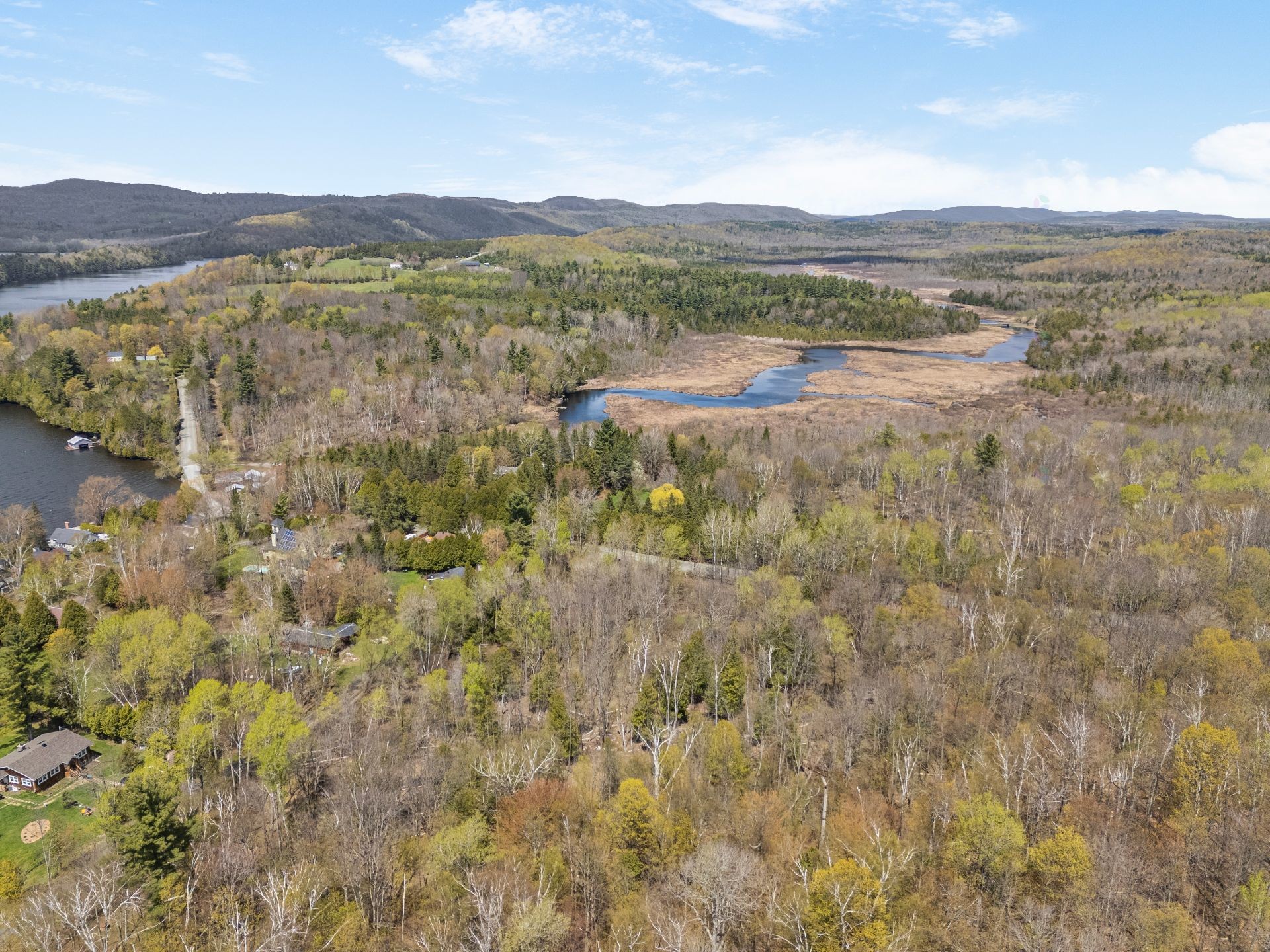 Photo aérienne - Ch. De Cedarville, Ogden, QC
