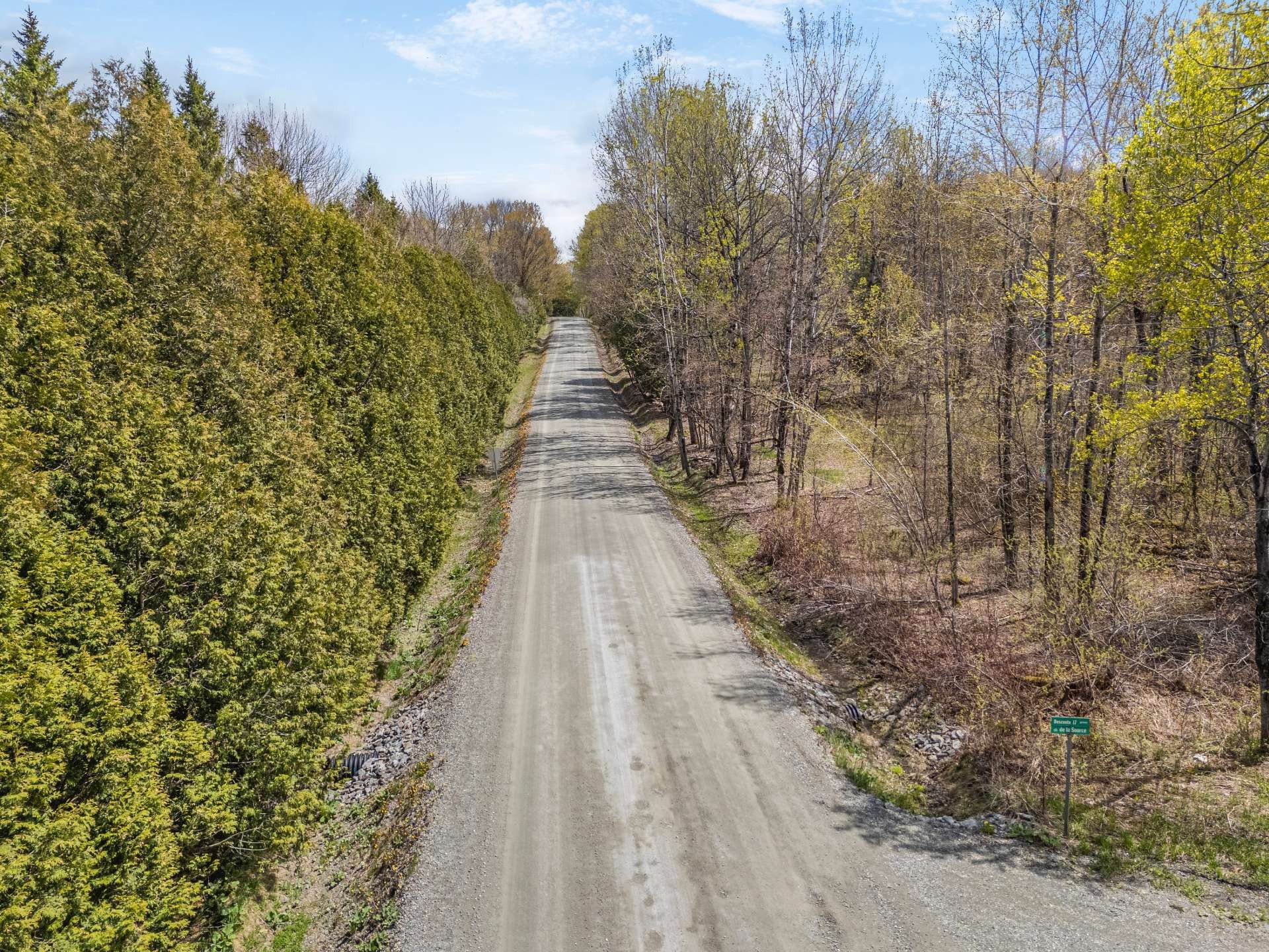 Photo aérienne - Ch. De Cedarville, Ogden, QC