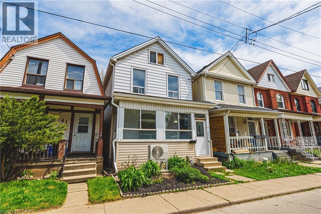 Welcome to 43 Harvey Street with newer Heat Pump and Furnace ('23) - 43 Harvey Street, Hamilton, ON - Outdoor With Deck Patio Veranda With Facade