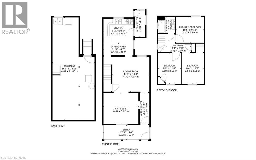 A functional and effective Floor Plan - 43 Harvey Street, Hamilton, ON - Other