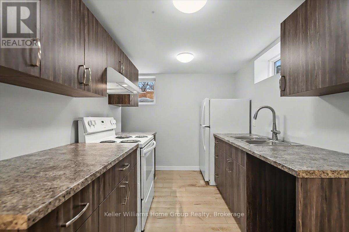 Basement Kitchen - 1520 Concession Road, Cambridge, ON - Indoor Photo Showing Kitchen With Double Sink