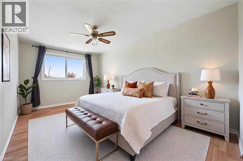 Virtually staged - 49 Overlea Drive, Kitchener, ON - Indoor Photo Showing Bedroom