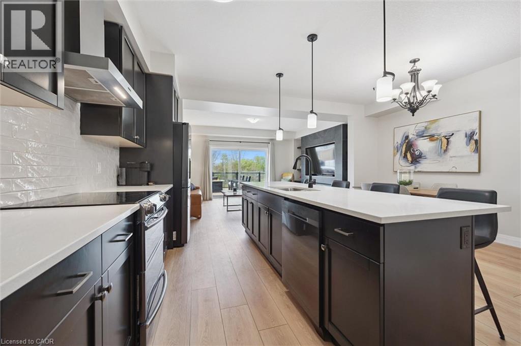 873 Robert Ferrie Drive, Kitchener, ON - Indoor Photo Showing Kitchen With Upgraded Kitchen