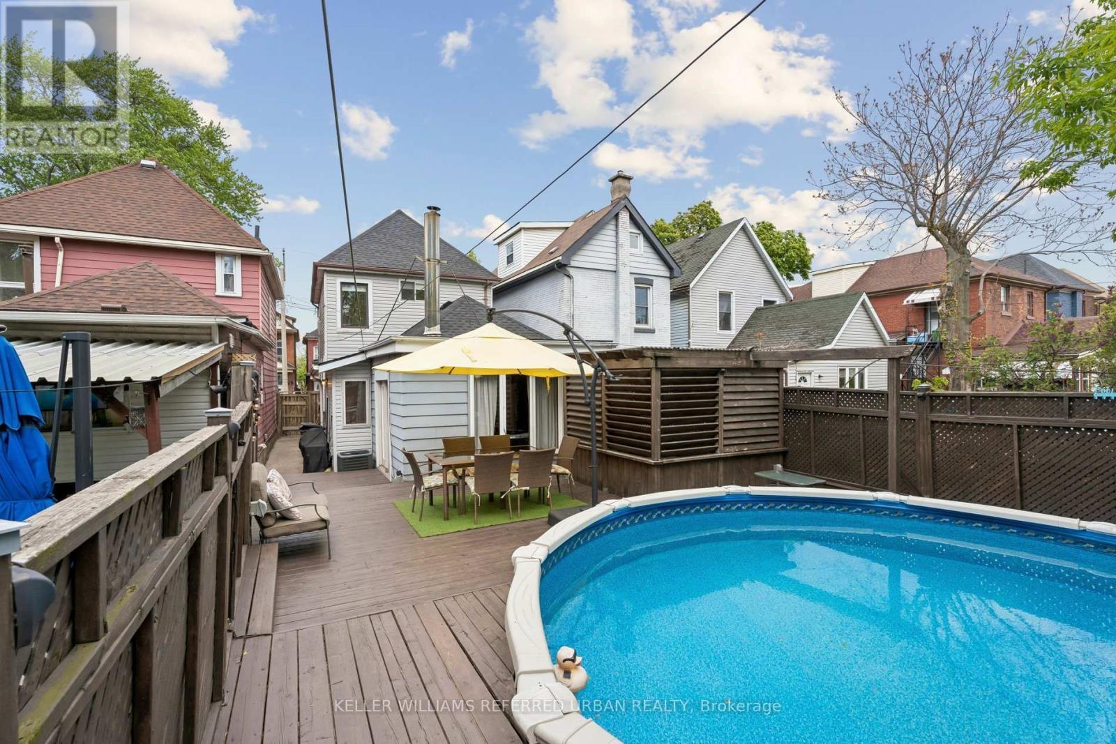 84 Smith Avenue, Hamilton, ON - Outdoor With Above Ground Pool