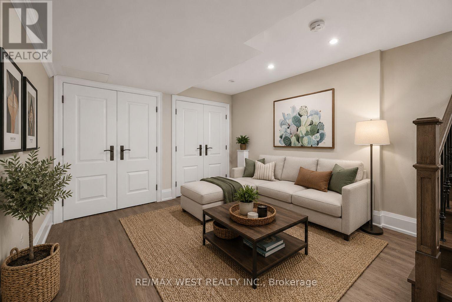 Basement Living Room - 35 Conifer Drive, Toronto, ON - Indoor Photo Showing Living Room