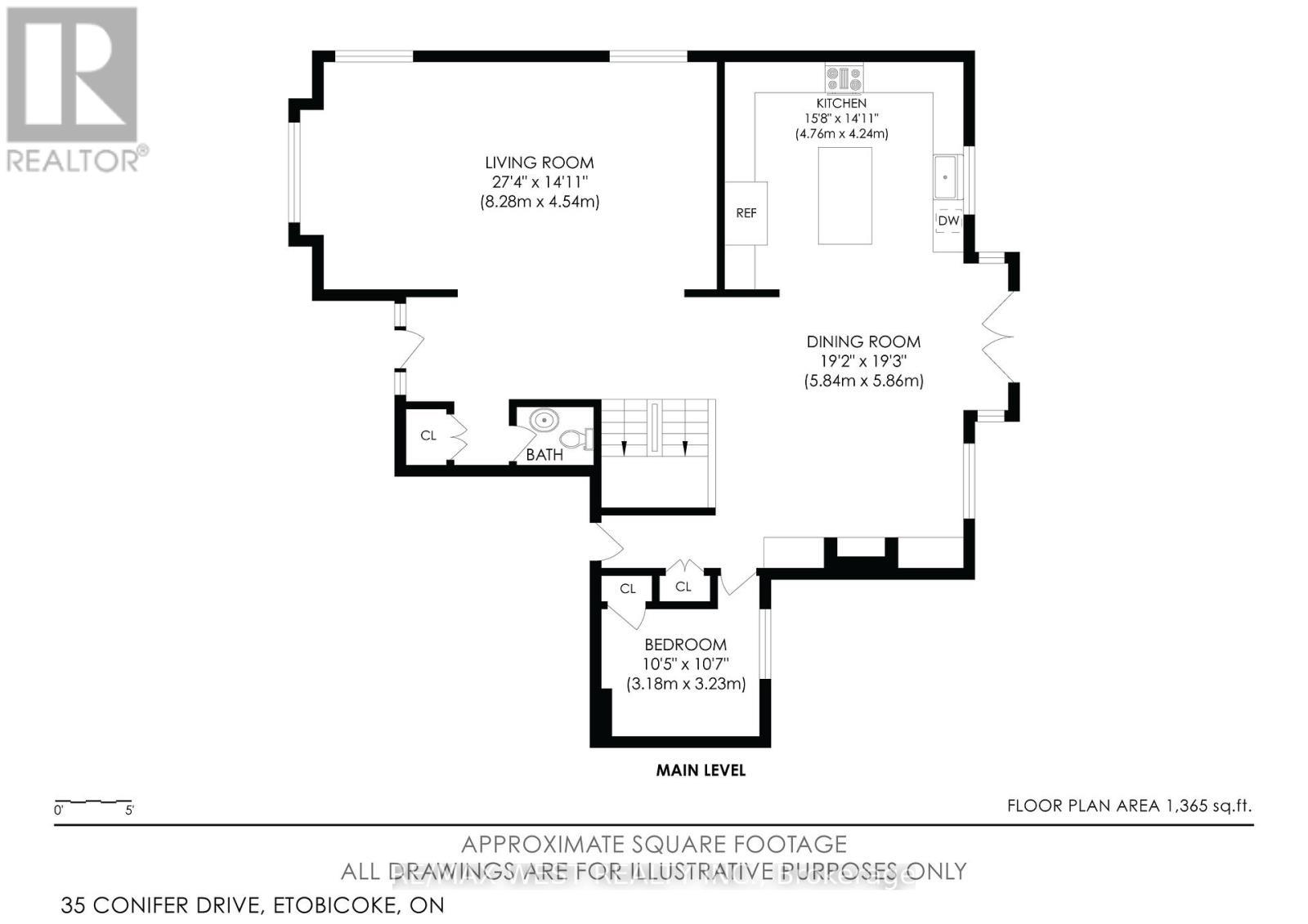 Floor Plan - Main - 35 Conifer Drive, Toronto, ON - Other