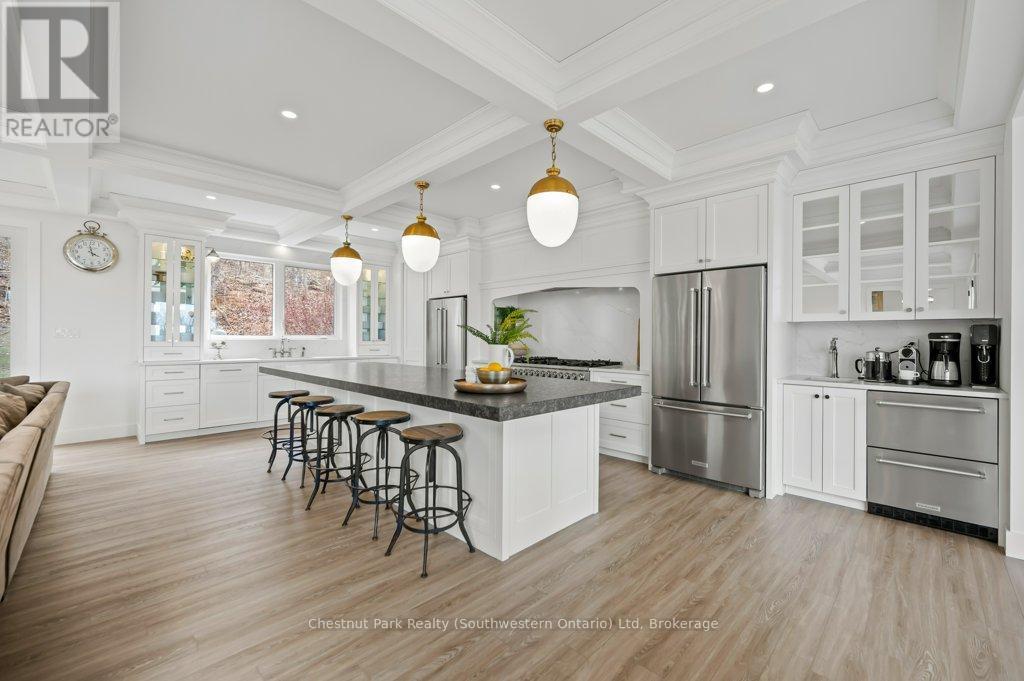 8-Burner Stove, 2 Fridges & Massive Walk-in Pantry - 27 Vardon Drive, Guelph (Dovercliffe Park/Old University), ON - Indoor Photo Showing Kitchen With Upgraded Kitchen