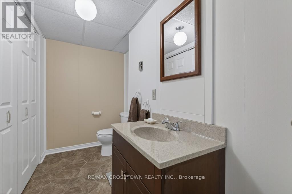 Lower 2 piece bathroom and pump room - 50 Withall Grove, Tiny, ON - Indoor Photo Showing Bathroom
