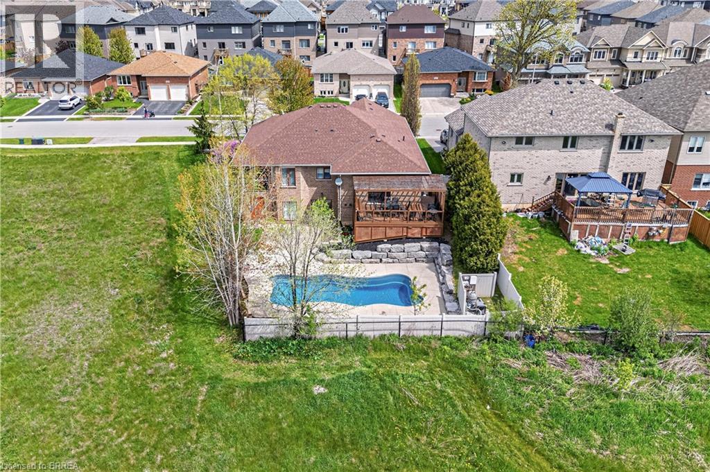 34 Pace Avenue, Brantford, ON - Outdoor With In Ground Pool With Deck Patio Veranda
