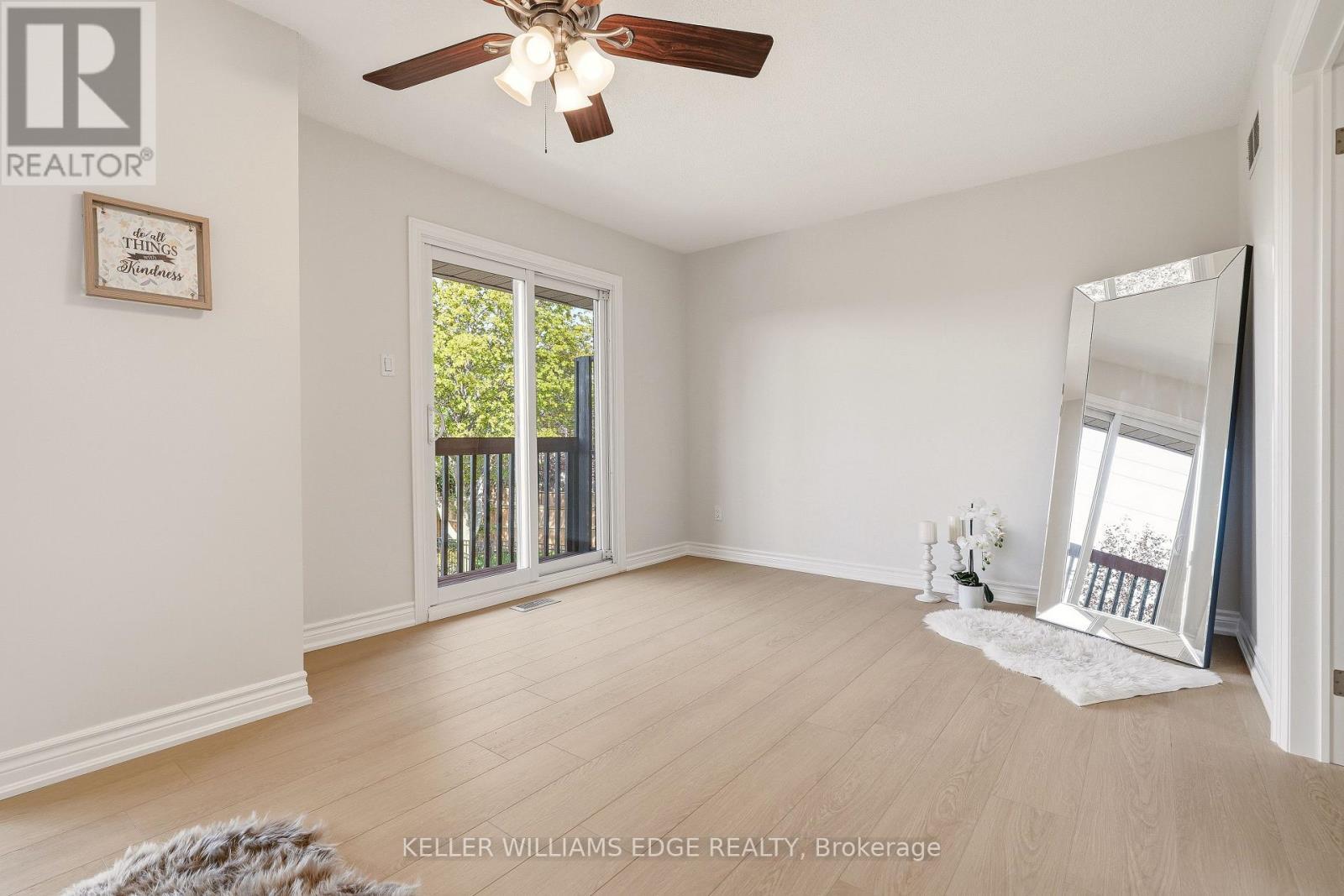Balcony in the Primary Bedroom - 14 Harbour Drive, Hamilton, ON - Indoor Photo Showing Other Room