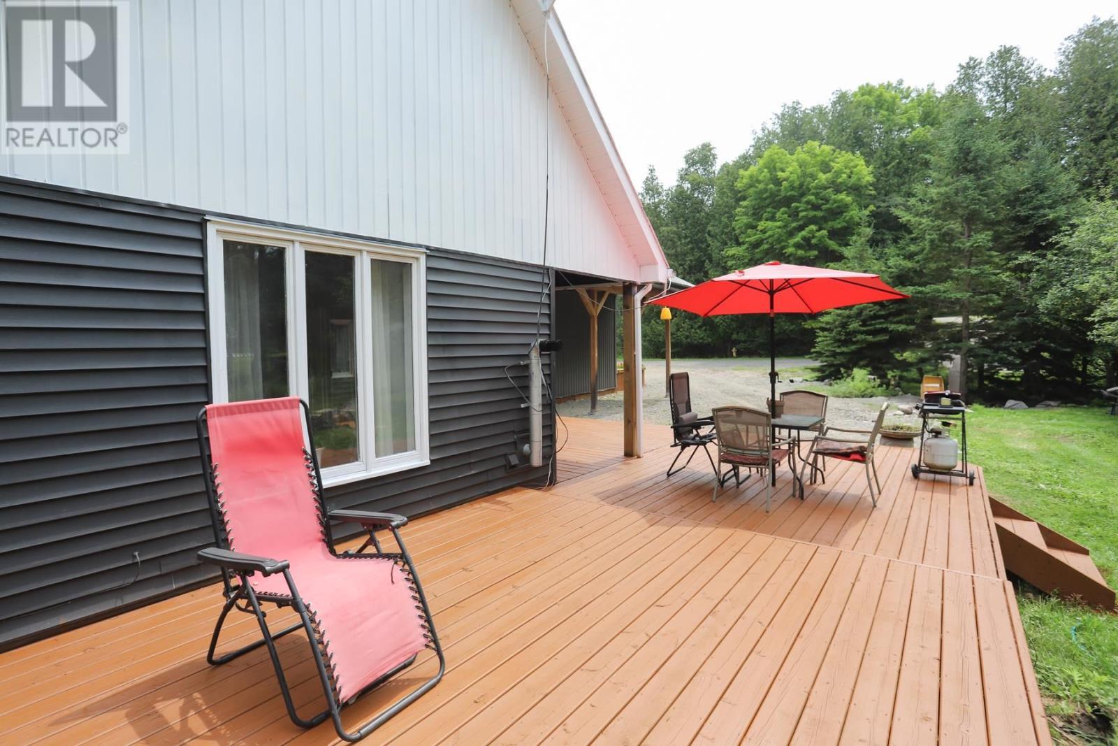 3091 Hilton Rd, Hilton Beach, ON - Outdoor With Deck Patio Veranda With Exterior