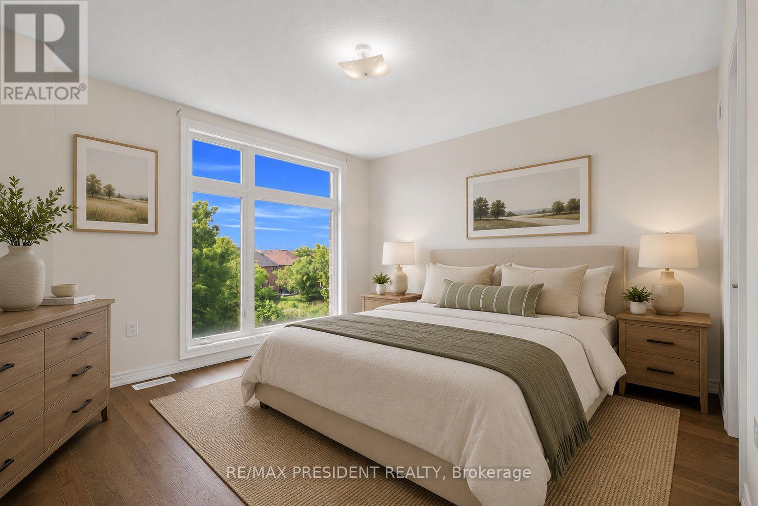 Virtually Staged - 34 Queenpost Drive E, Brampton, ON - Indoor Photo Showing Bedroom