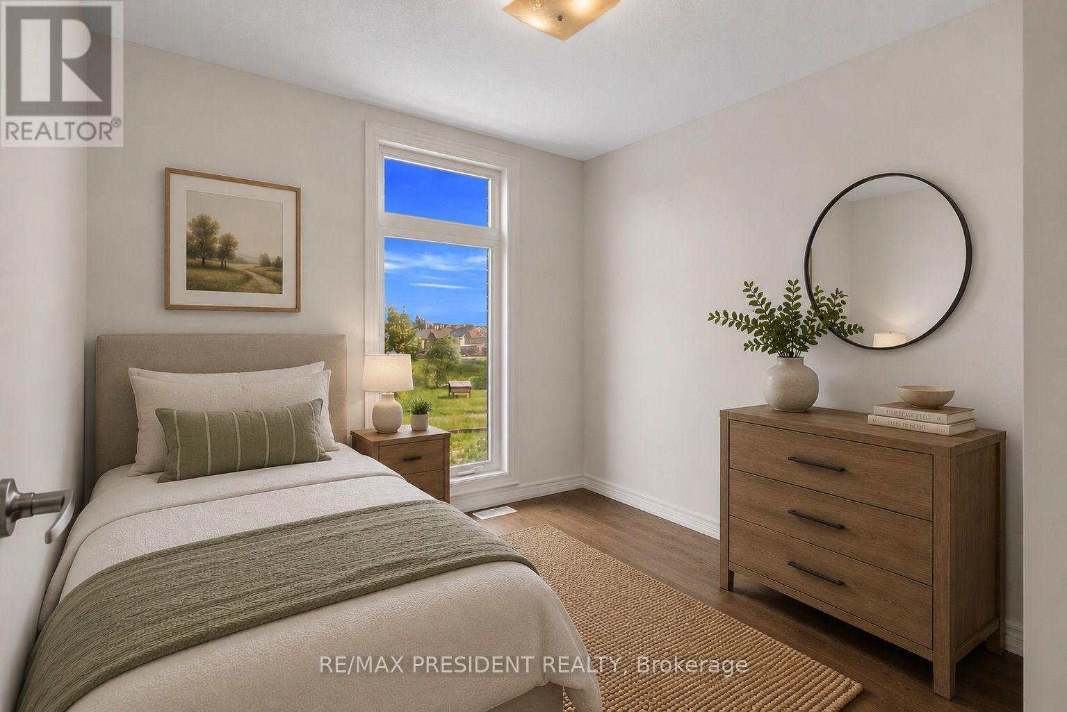 Virtually Staged - 34 Queenpost Drive E, Brampton, ON - Indoor Photo Showing Bedroom