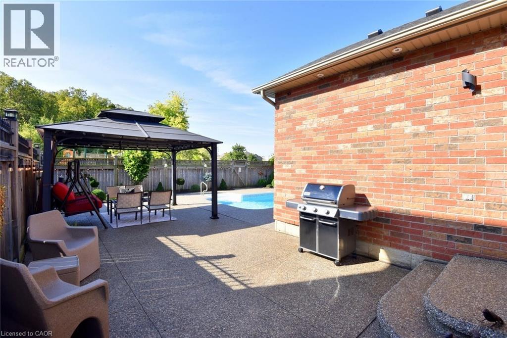 12 Degrow Crescent, Binbrook, ON - Outdoor With In Ground Pool With Deck Patio Veranda