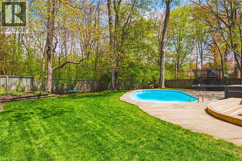 327 Goodram Drive, Burlington, ON - Outdoor With In Ground Pool With Backyard