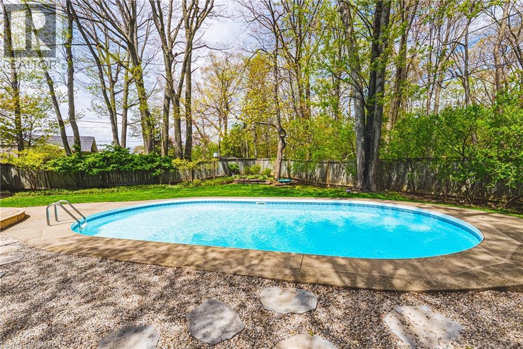 327 Goodram Drive, Burlington, ON - Outdoor With In Ground Pool With Backyard