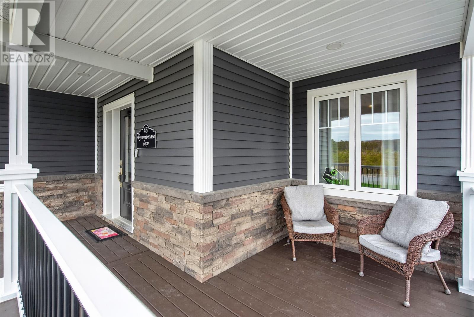 46 Remembrance Loop, Carbonear, NL - Outdoor With Deck Patio Veranda With Exterior