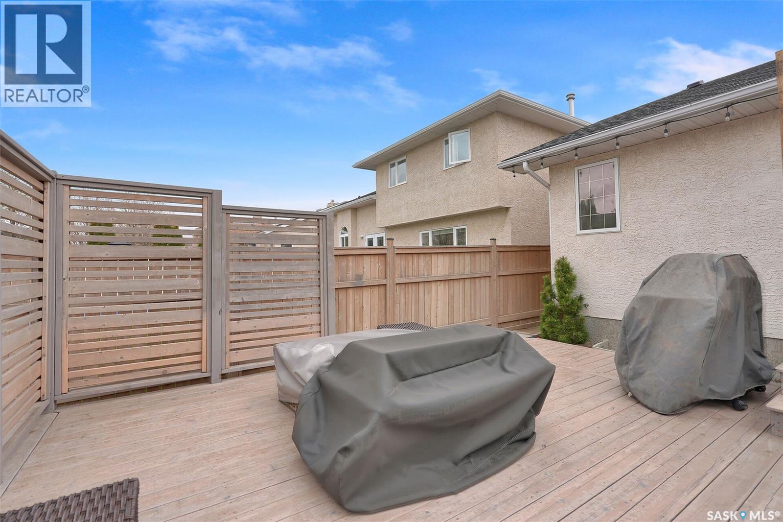 8531 Thurston Crescent, Regina, SK - Outdoor With Deck Patio Veranda With Exterior