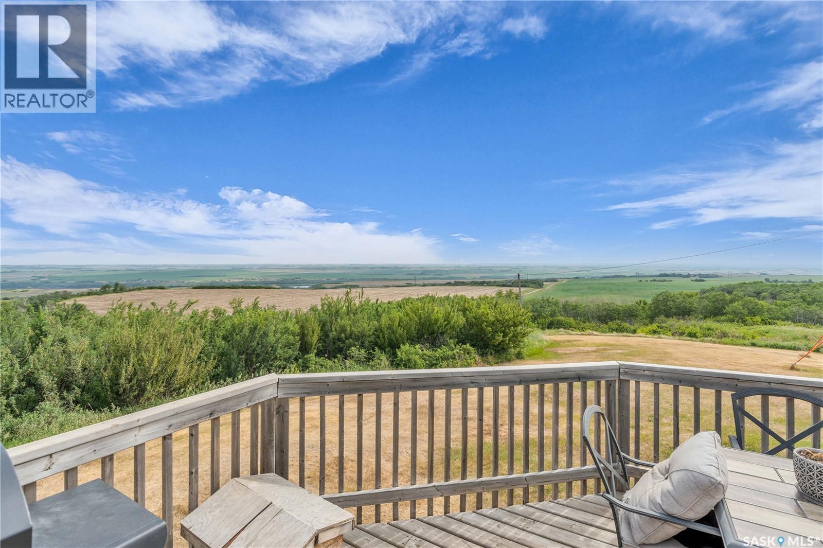 Blanchette Acreage, Battle River Rm No. 438, SK - Outdoor With Deck Patio Veranda With View