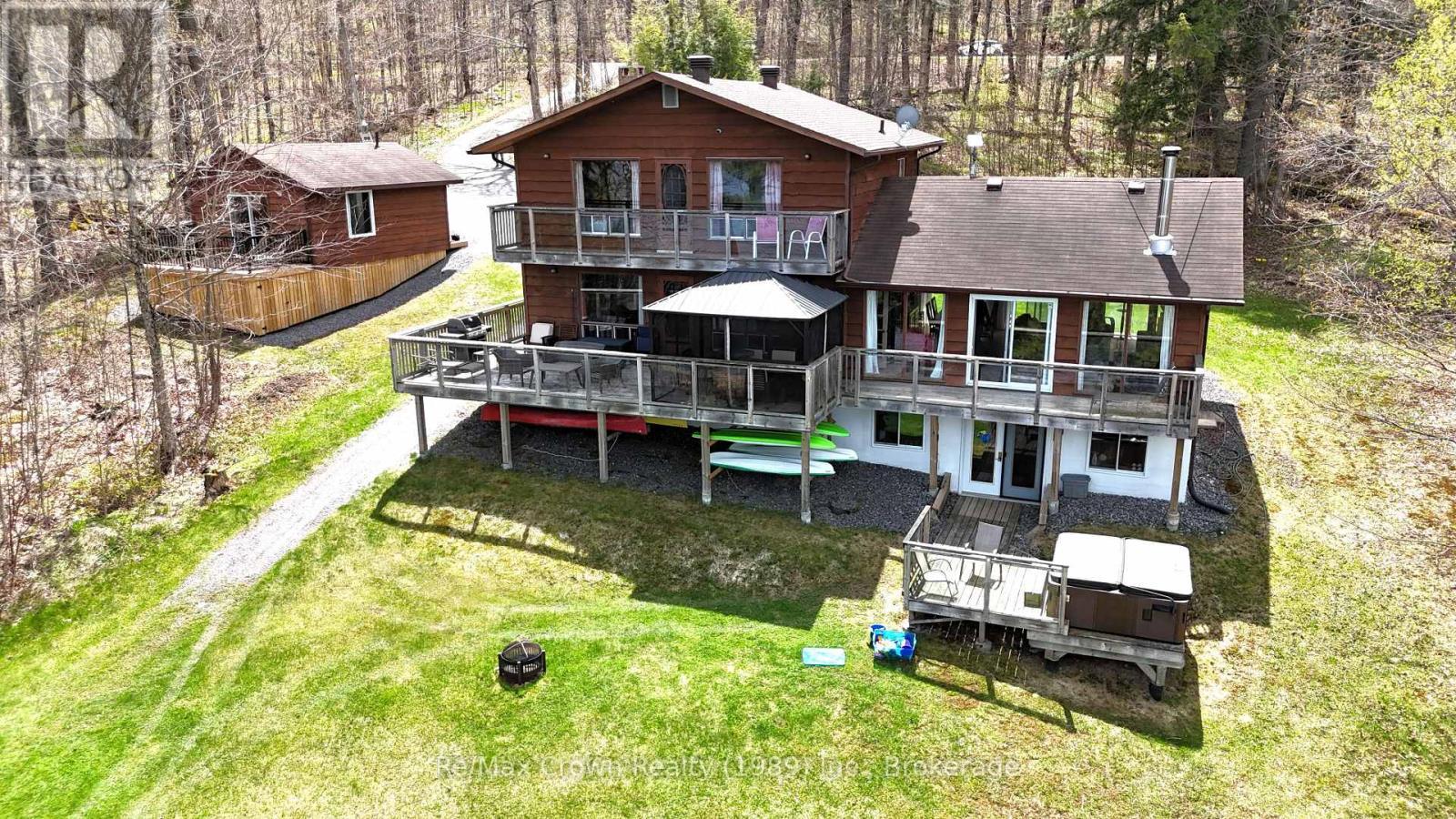 Loads of Decking - 294 Everett Drive, Parry Sound Remote Area (Restoule), ON - Outdoor With Balcony With Deck Patio Veranda