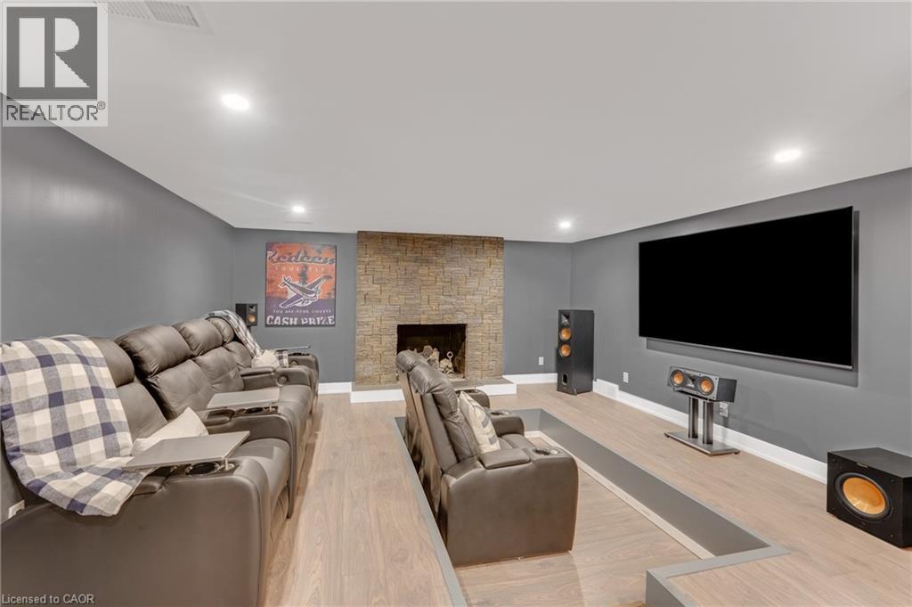 2092 Highway 6, Puslinch, ON - Indoor With Fireplace