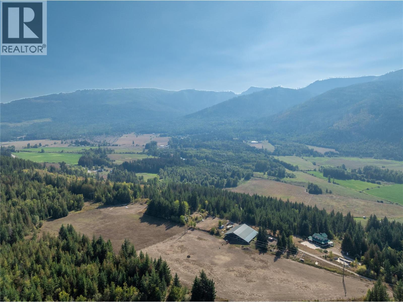 Upper pastures behind barn - 1403 Notch Hill Road, Sorrento, BC