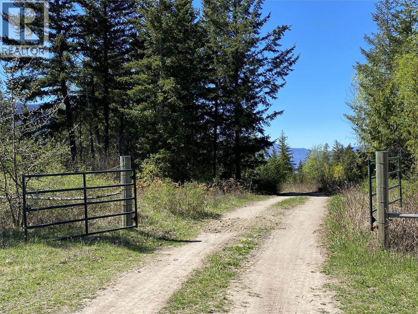 Gate to upper pastures - 1403 Notch Hill Road, Sorrento, BC