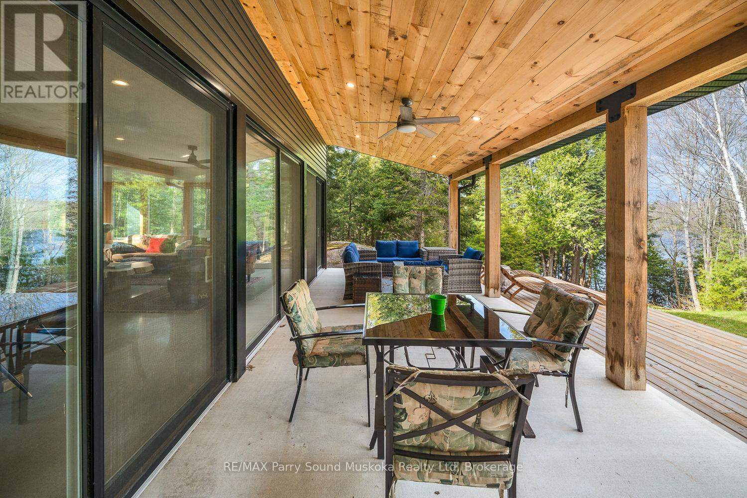 13 Labrash Lake Road, Whitestone, ON - Outdoor With Deck Patio Veranda With Exterior