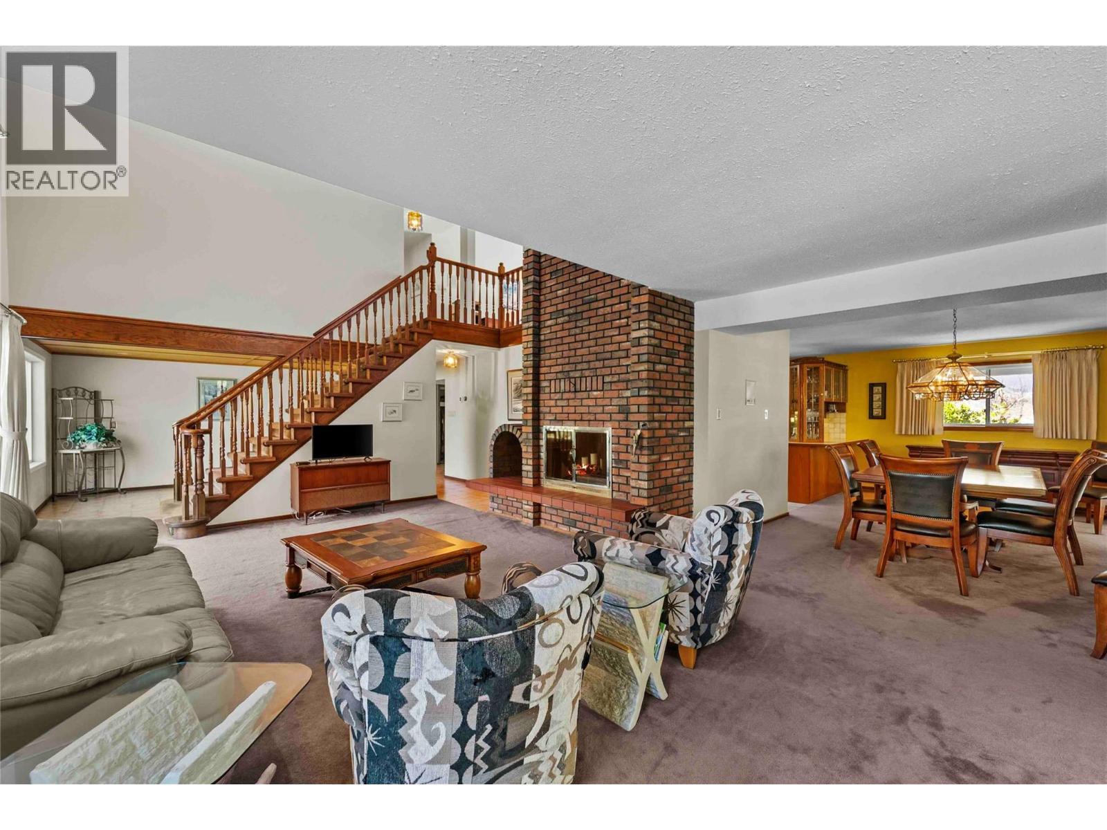 8609 Highway 8, Lytton, BC - Indoor Photo Showing Living Room With Fireplace