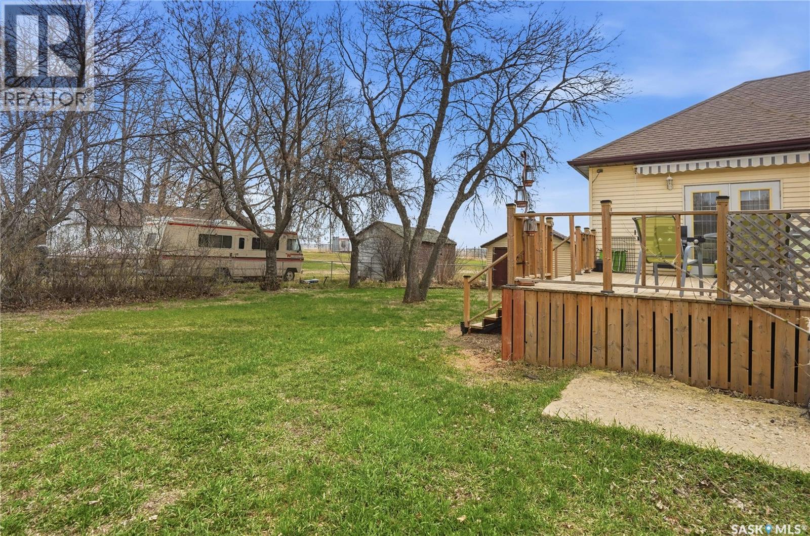 210 Railway Avenue, Mortlach, SK - Outdoor With Deck Patio Veranda