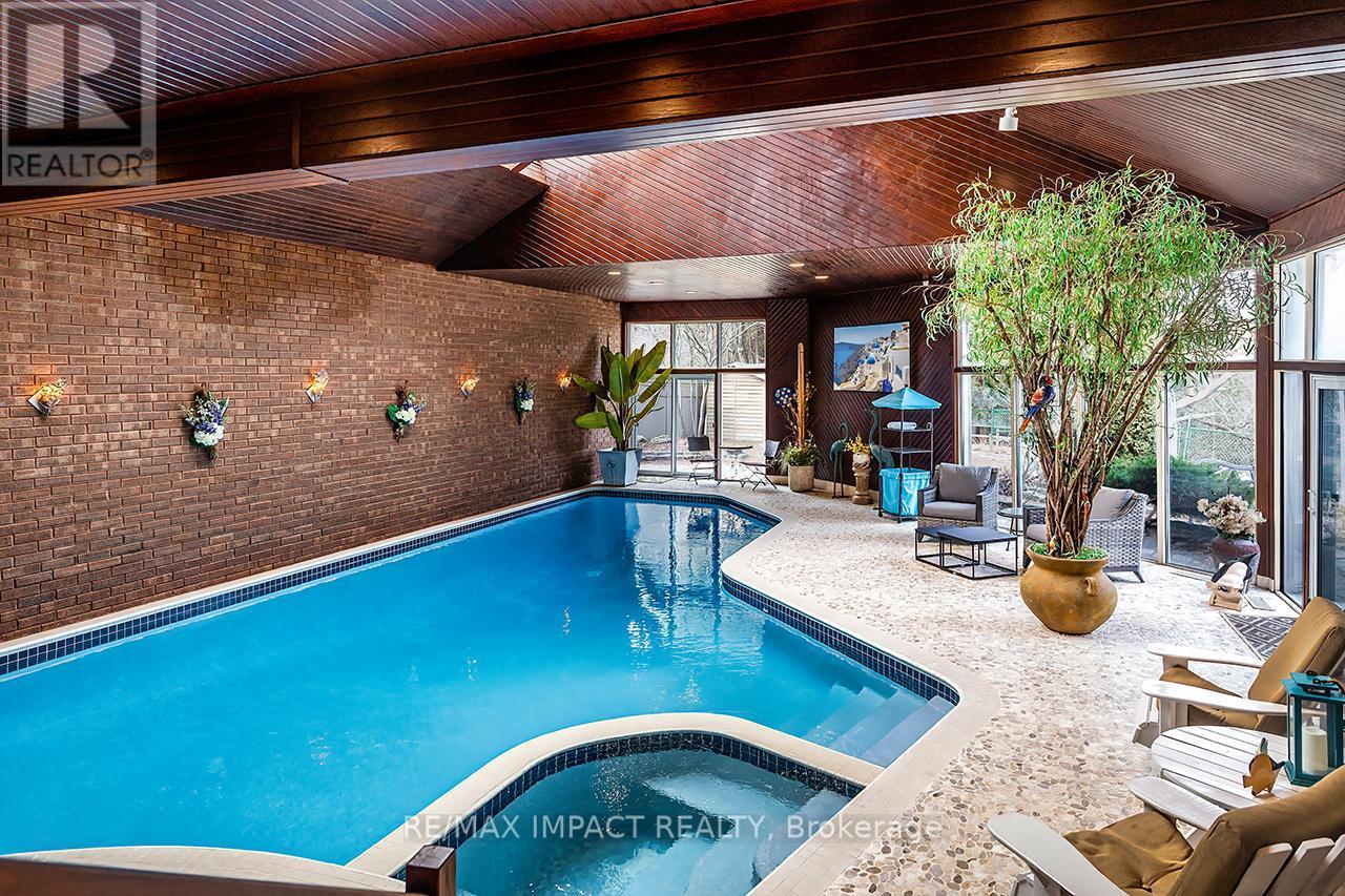 1410 Manitou Drive, Oshawa (Samac), ON - Outdoor With In Ground Pool With Exterior