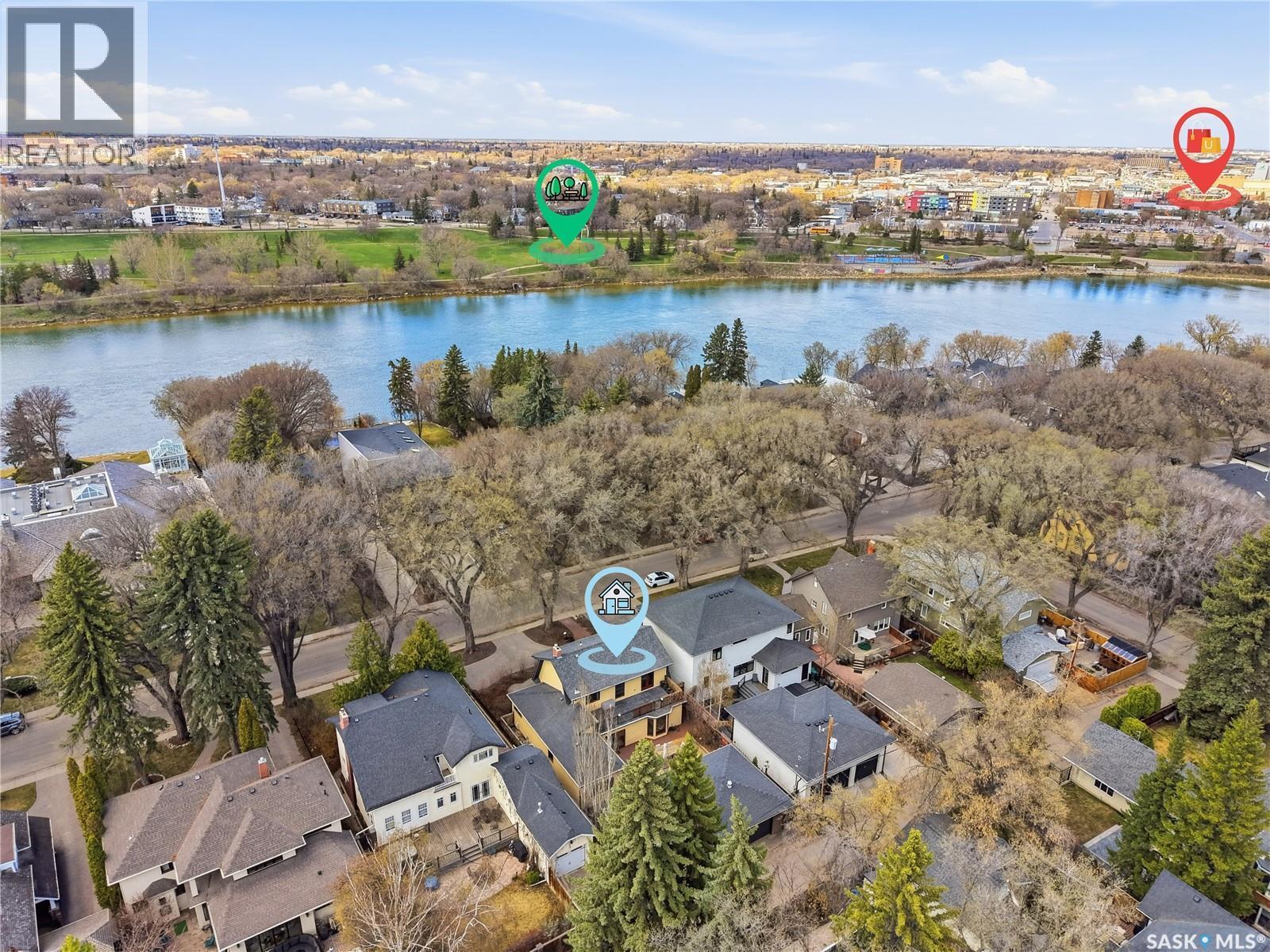 208 Saskatchewan Crescent W, Saskatoon, SK - Outdoor With Body Of Water With View