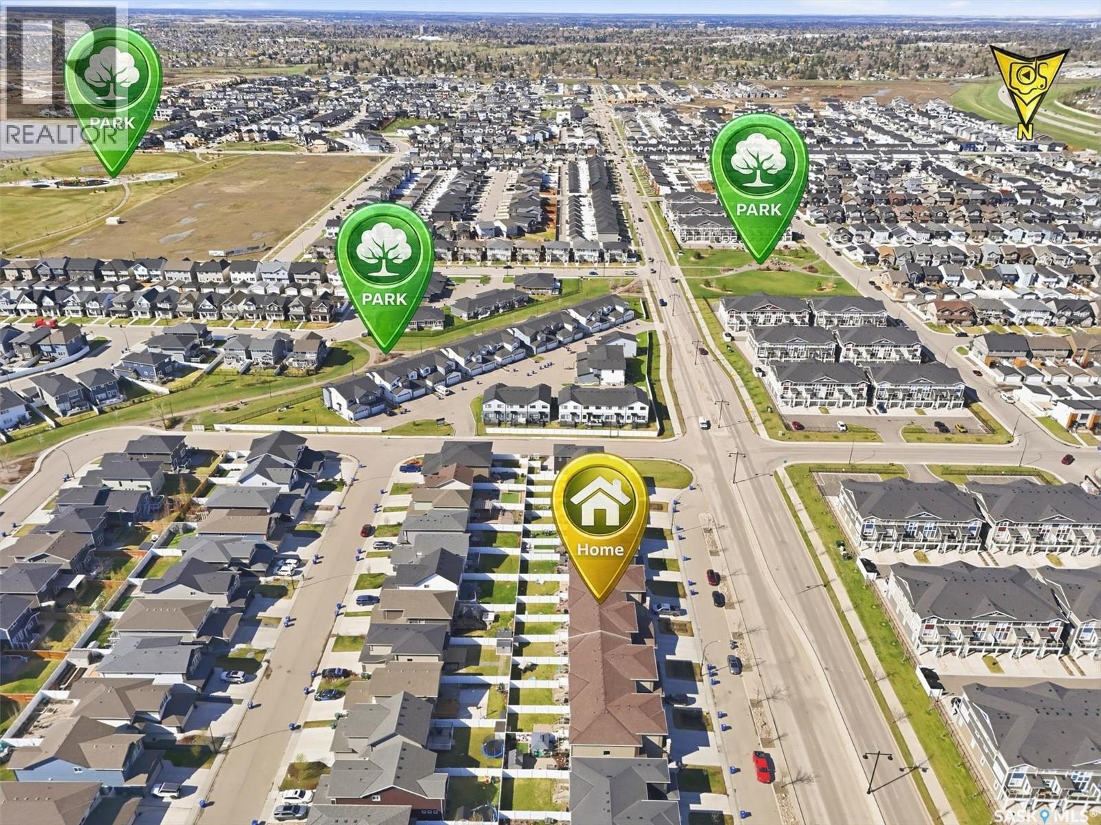 348 Brighton Gate, Saskatoon, SK - With View