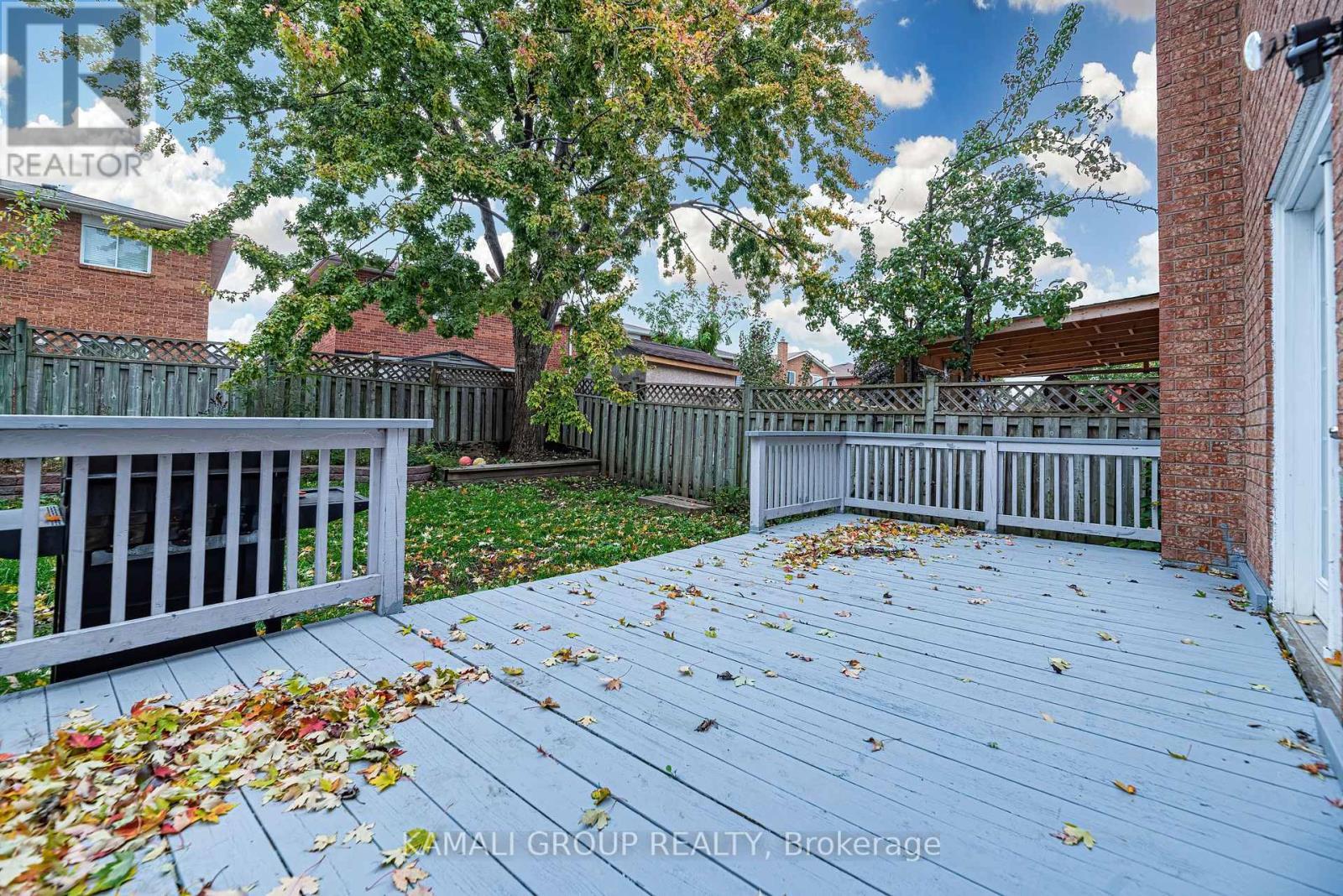 Large Deck to Relax On - Main - 77 Ecclestone Drive, Brampton, ON - Outdoor