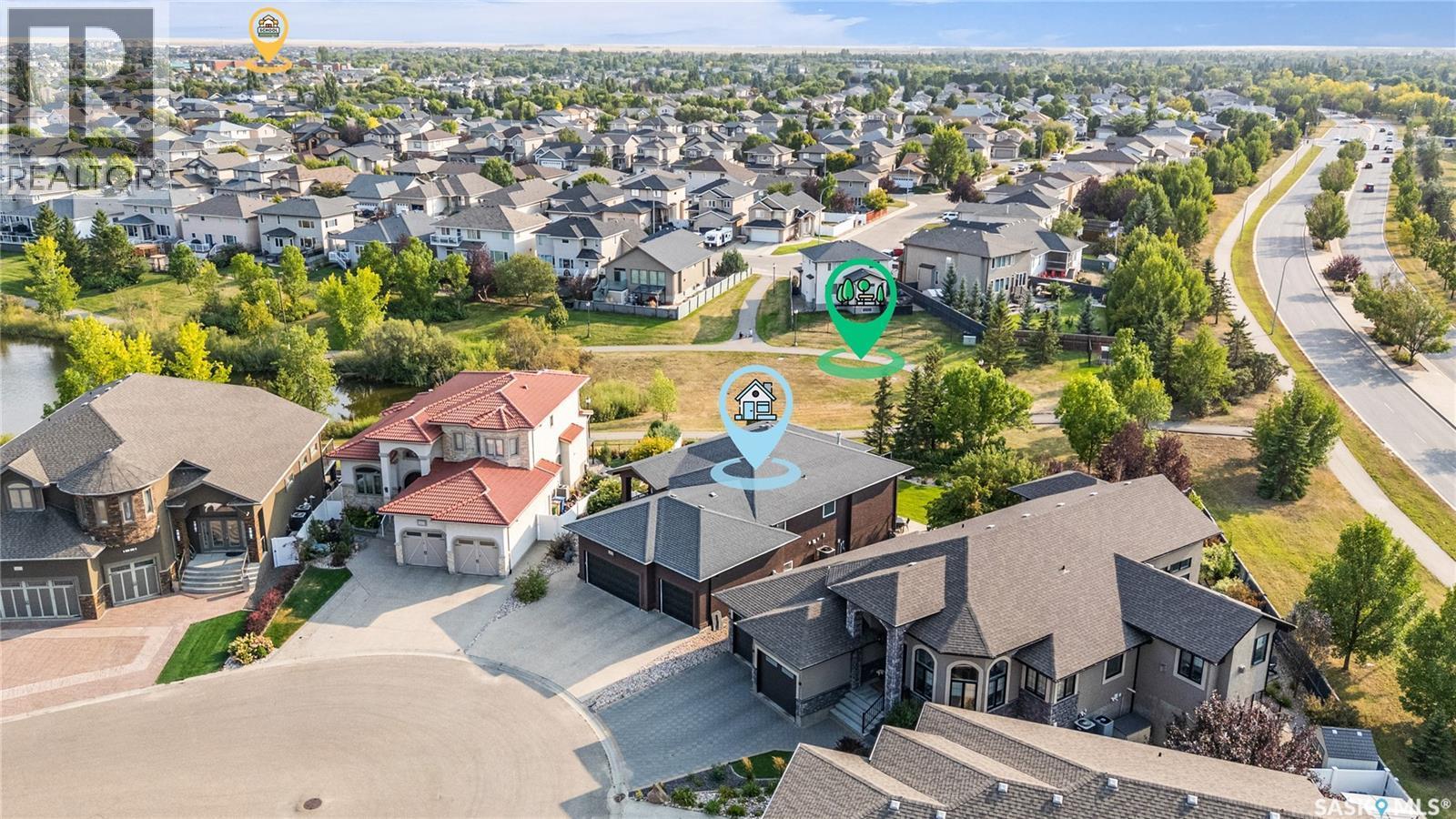 2431 Linner Bay, Regina, SK - Outdoor With Deck Patio Veranda With View