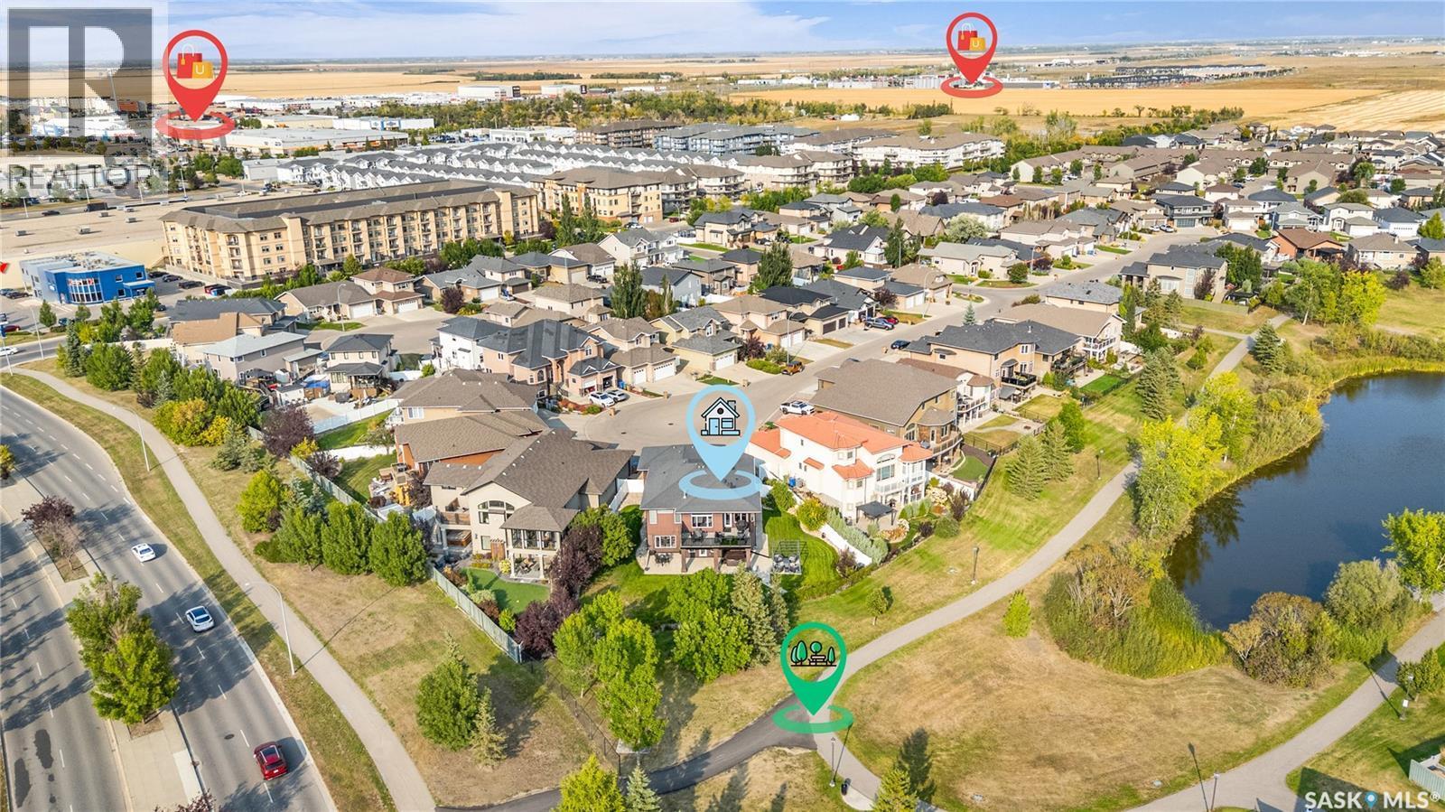 2431 Linner Bay, Regina, SK - Outdoor With Body Of Water With View