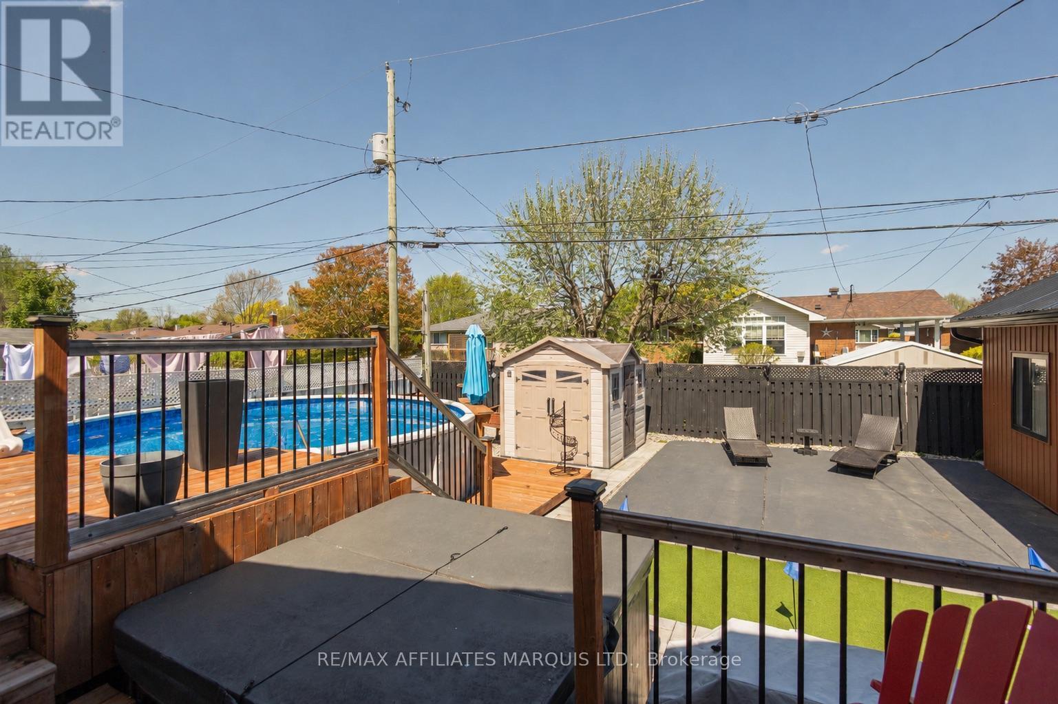 420 Beach Avenue, Cornwall, ON - Outdoor With Above Ground Pool