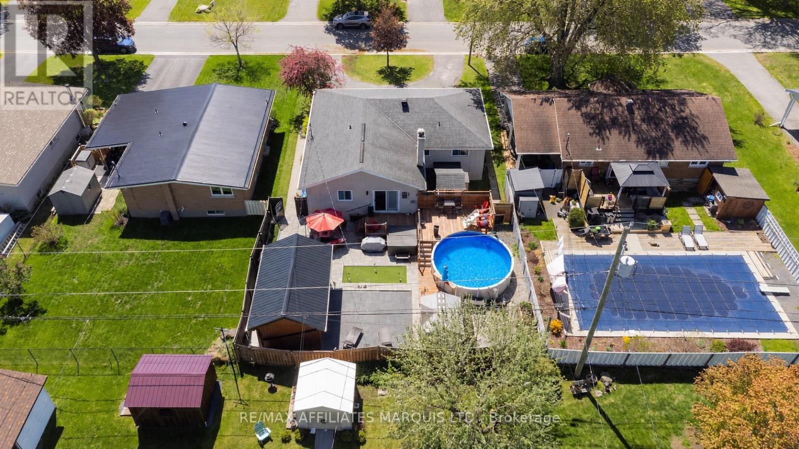 420 Beach Avenue, Cornwall, ON - Outdoor With Above Ground Pool With Deck Patio Veranda