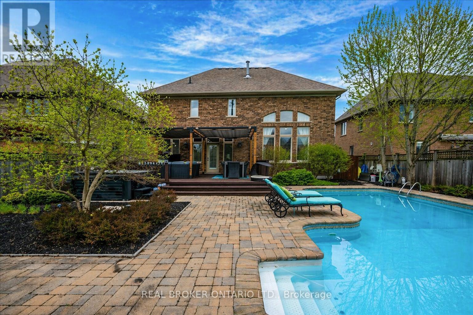 220 Joseph Schoerg Crescent, Kitchener, ON - Outdoor With In Ground Pool