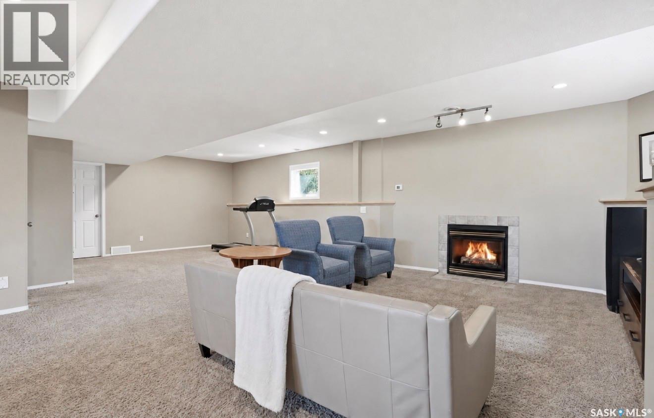 502 Le May Crescent, Saskatoon, SK - Indoor With Fireplace