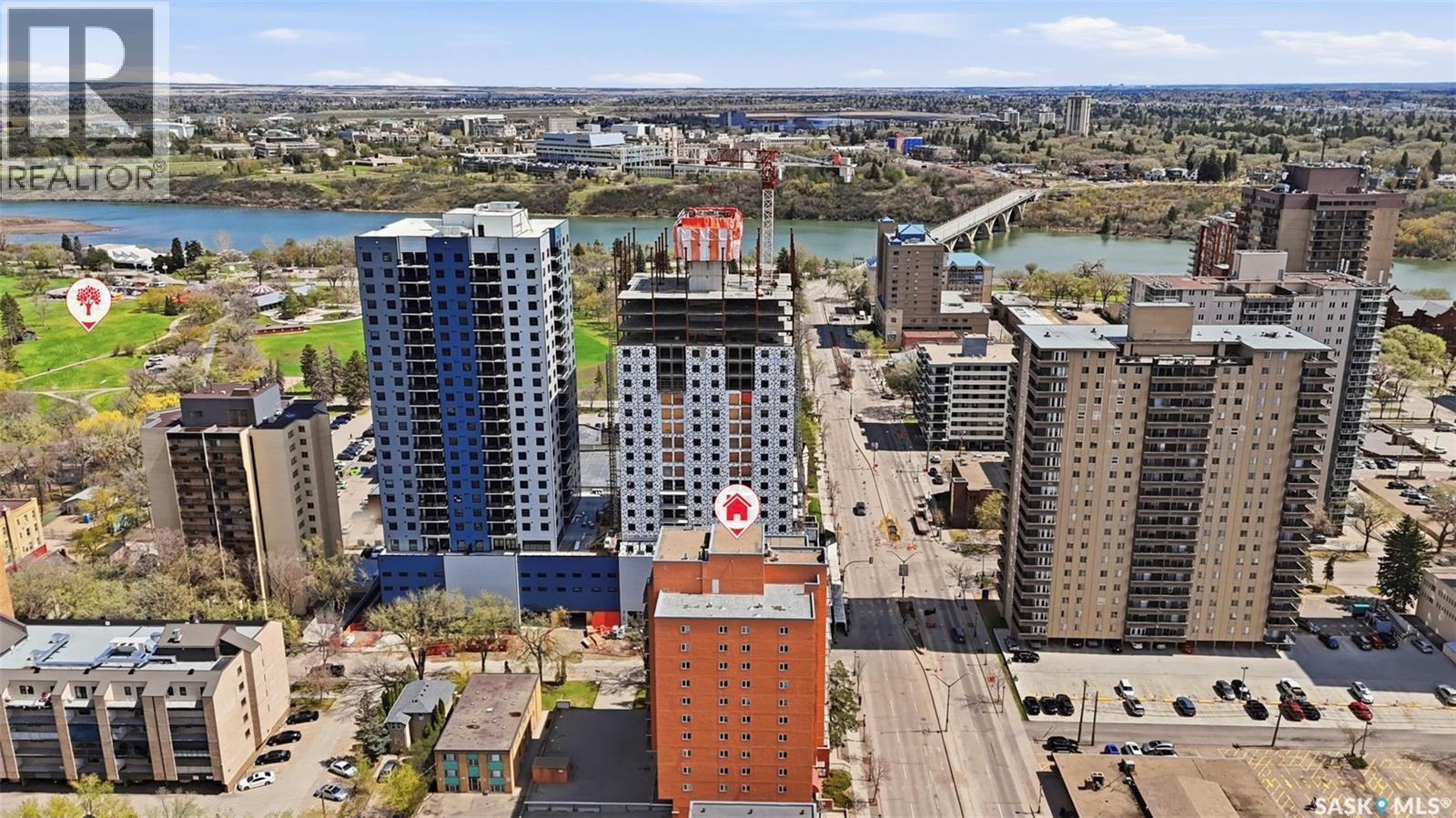 401 405 5Th Avenue N, Saskatoon, SK - Outdoor With View
