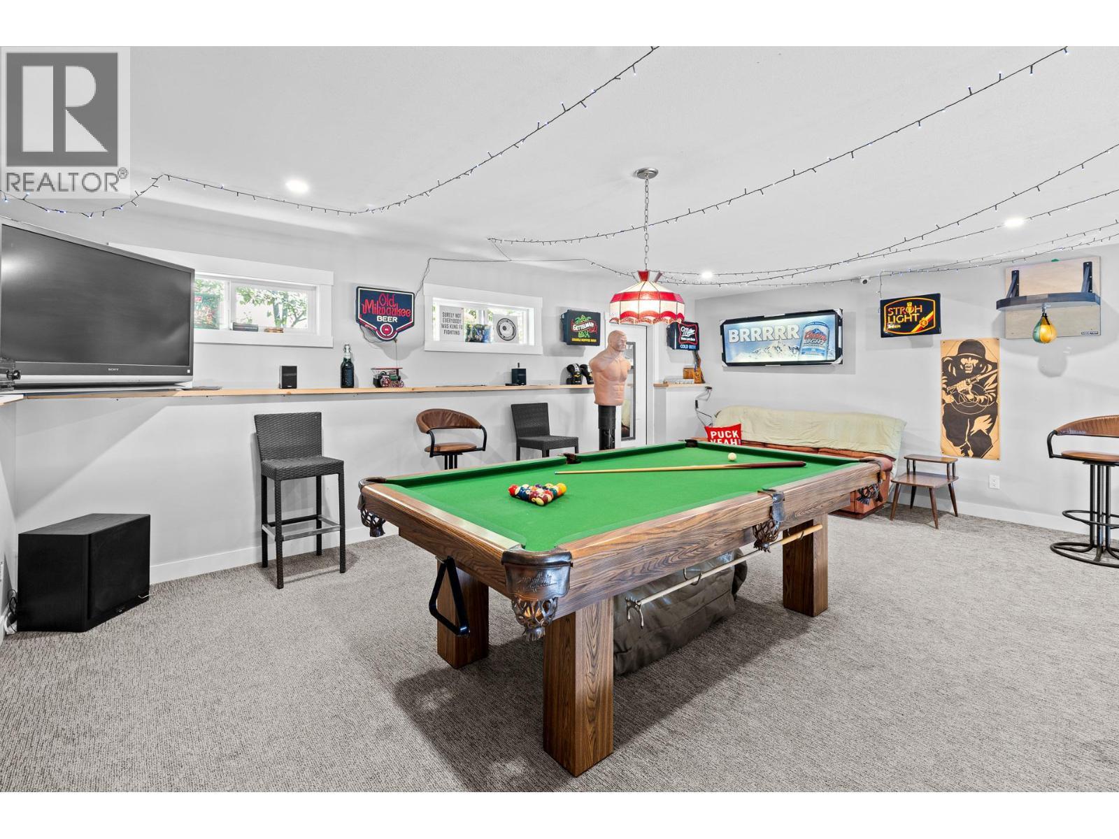 Loft within garage Covered deck - Main floor. - 647 Mt Ida Drive, Coldstream, BC