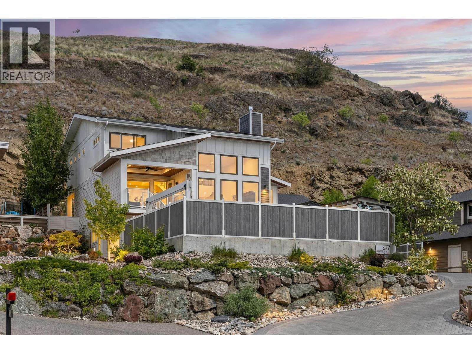 Front of home. - 647 Mt Ida Drive, Coldstream, BC