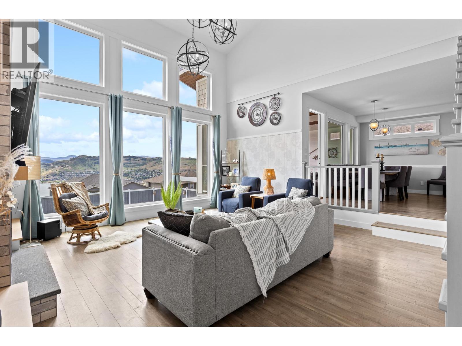 Living room - Main floor. - 647 Mt Ida Drive, Coldstream, BC