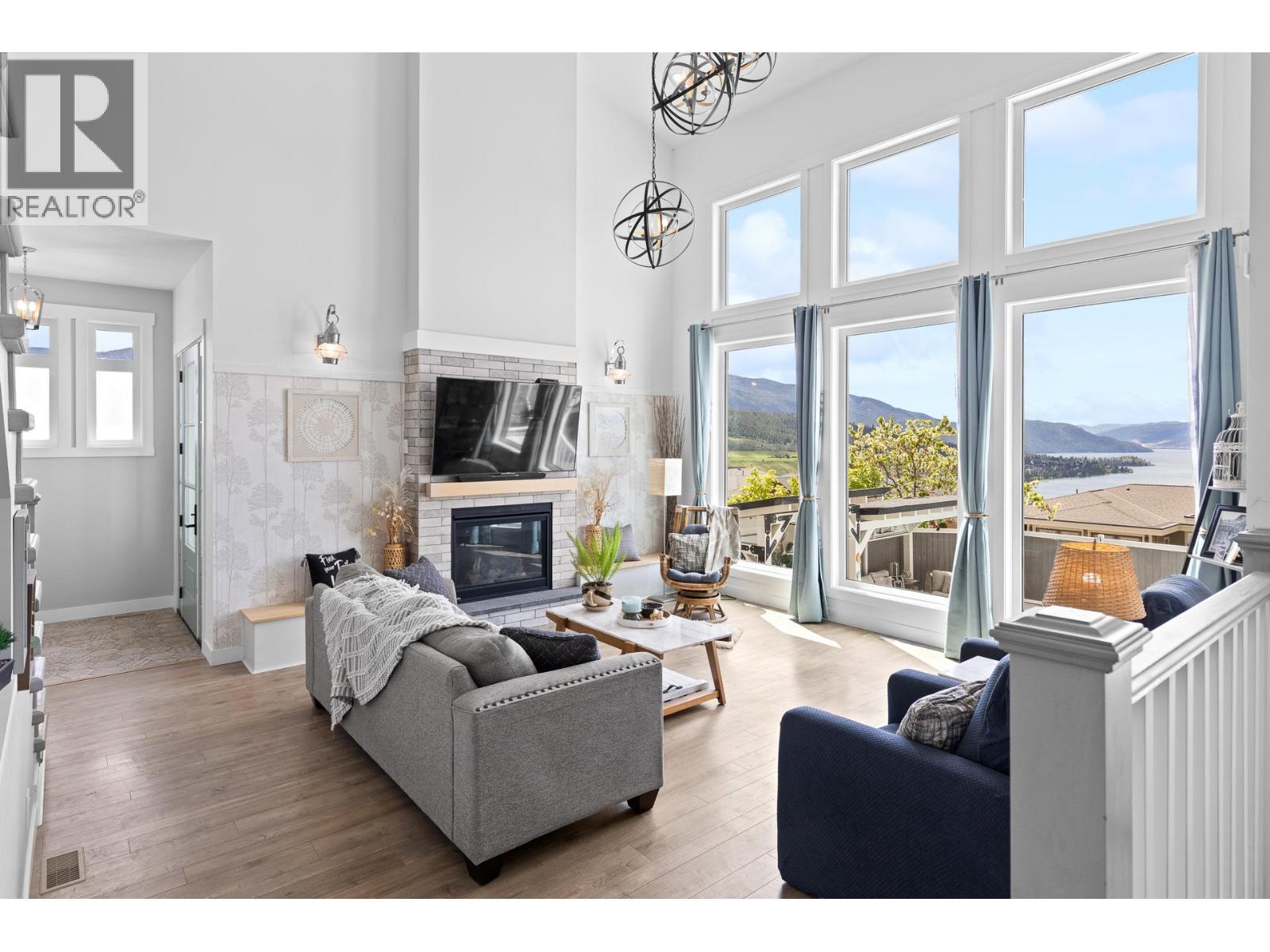 Living room - Main floor. - 647 Mt Ida Drive, Coldstream, BC
