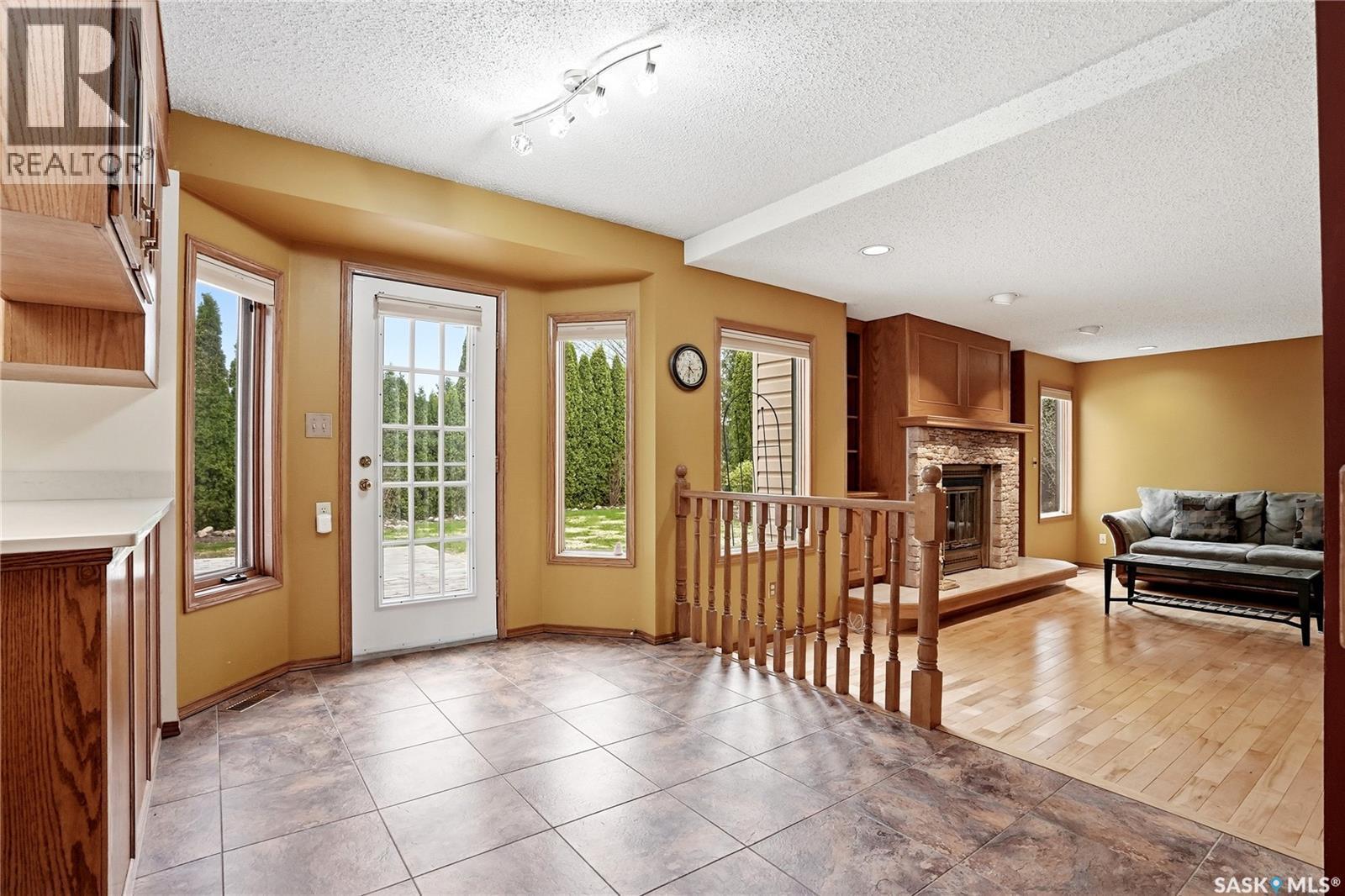 540 Nesslin Crescent, Saskatoon, SK - Indoor With Fireplace