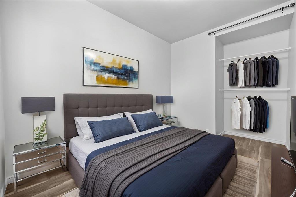 Bedroom 2 - Virtually staged for design and layout inspiration. - 401 Union Avenue W, Winnipeg, MB - Indoor Photo Showing Bedroom